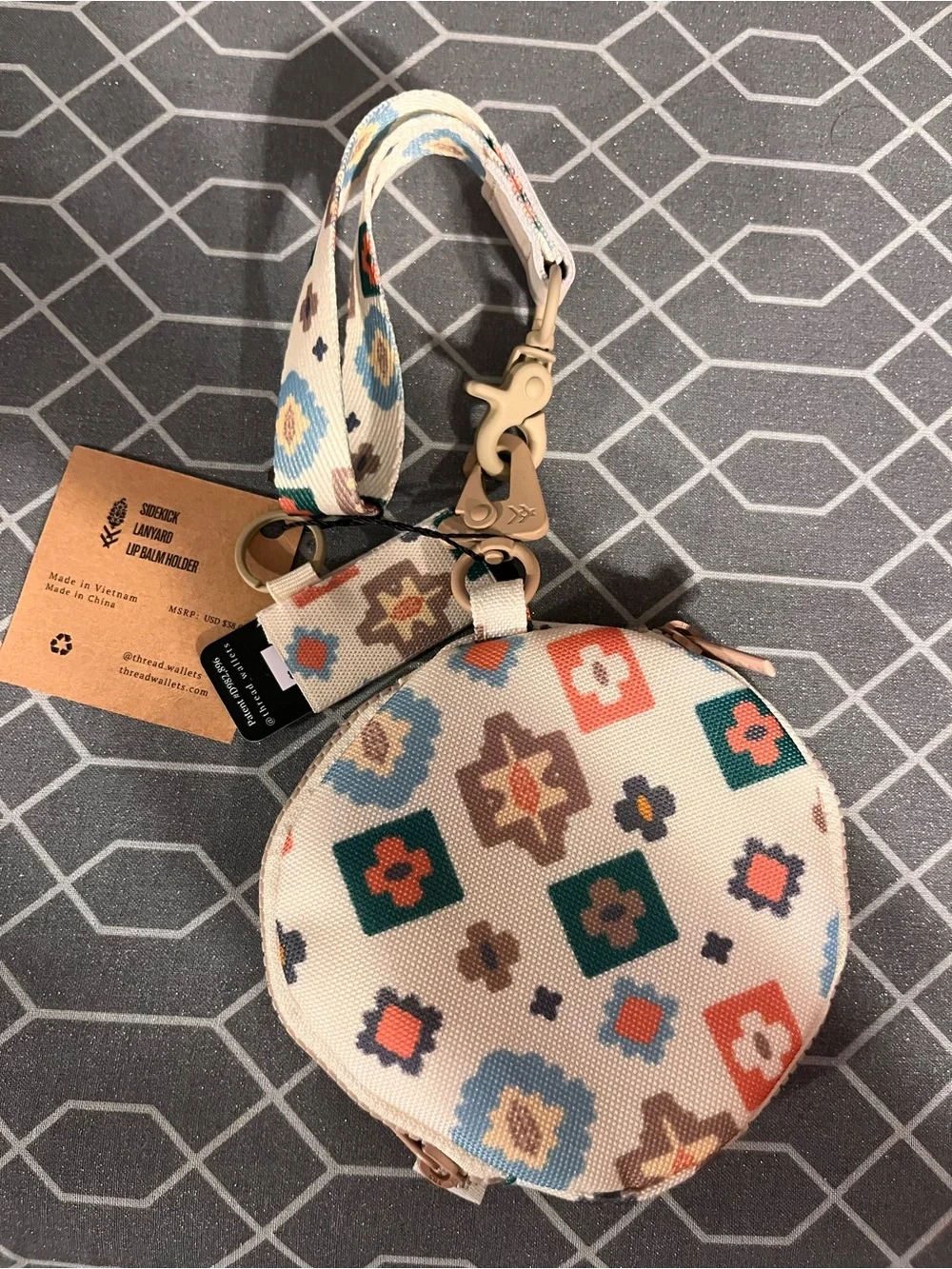 Free people and Thread Side Kick Circle Coin Pouch